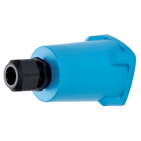 712P0CP5 - HANDLE w/CORD GRIP POLY BLUE SIZE 2 3/4